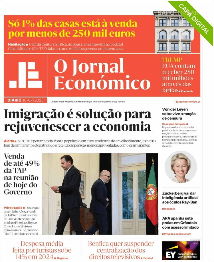 Portada de Oje (Portugal)