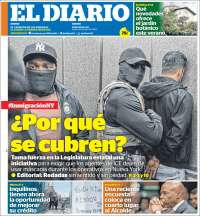 Portada de El Diario NY (USA)