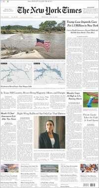 Portada de New York Times (USA)