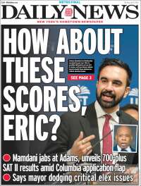 Portada de Daily News - New York (USA)