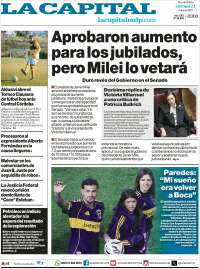 Portada de Diario La Capital - Mar del Plata (Argentina)