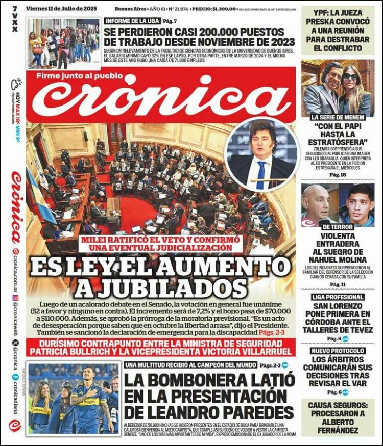 Portada de La Voz del Chaco (Argentine)