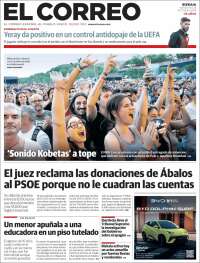 Portada de El Correo (España)