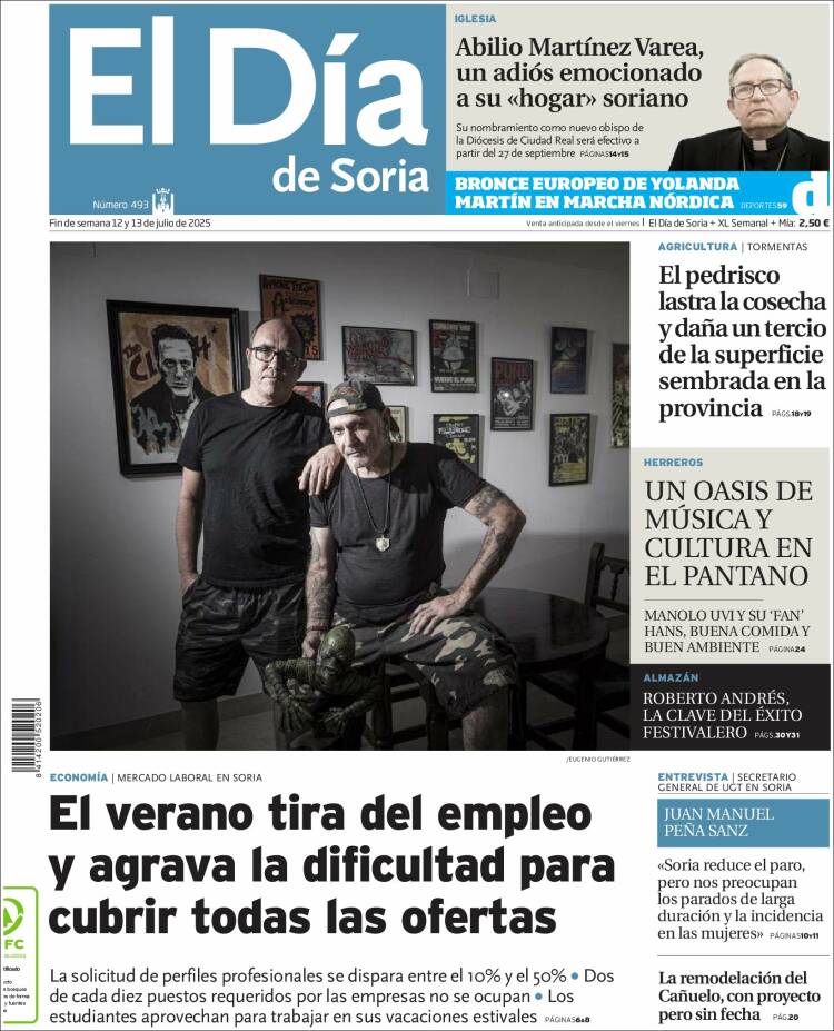 Portada de El Día de Soria (Spain)