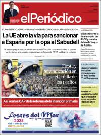 Portada de El Periódico (Spain)