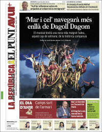 Portada de El Punt Avui - Girona (España)