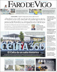 Portada de Faro de Vigo (España)