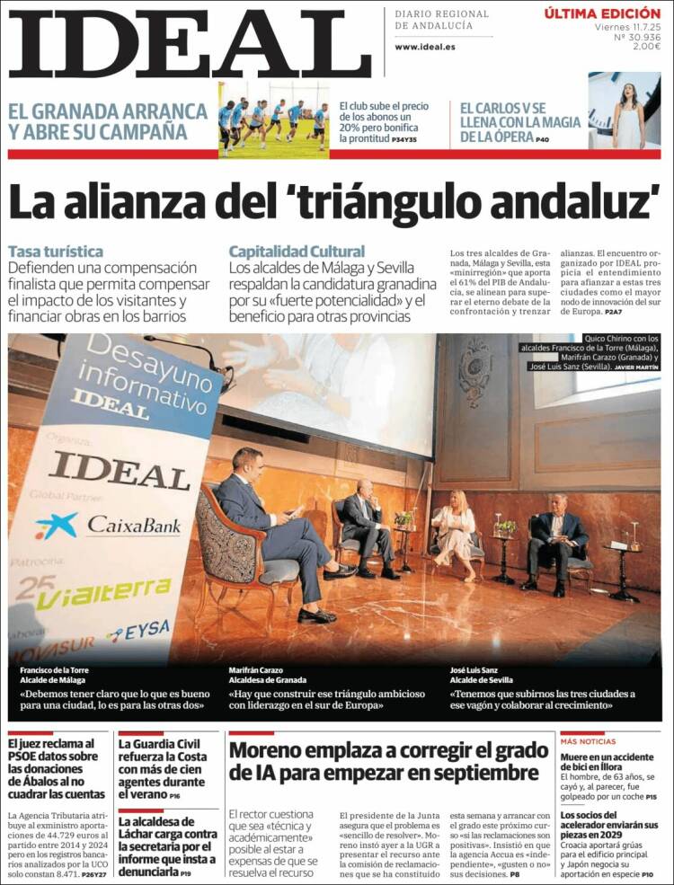 Portada de Ideal (España)