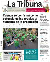 Portada de La Tribuna de Cuenca (España)