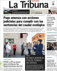 Portada de La Tribuna de Toledo (España)