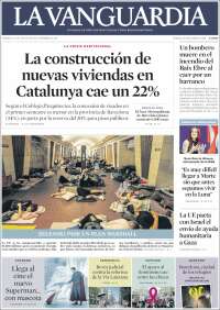 Portada de La Vanguardia (Spain)