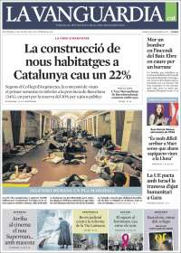 Portada de La Vanguardia (Spain)