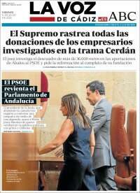 Portada de La Voz de Cádiz (Spain)
