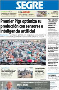 Portada de Segre  (España)
