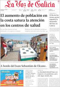 Portada de La Voz de Galicia (Spain)