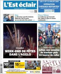 Portada de L'Est Eclair (Francia)