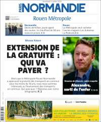 Portada de Paris Normandie (Francia)
