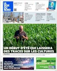 Portada de La Voix du Nord (France)