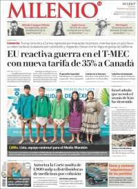 Portada de Milenio (México)