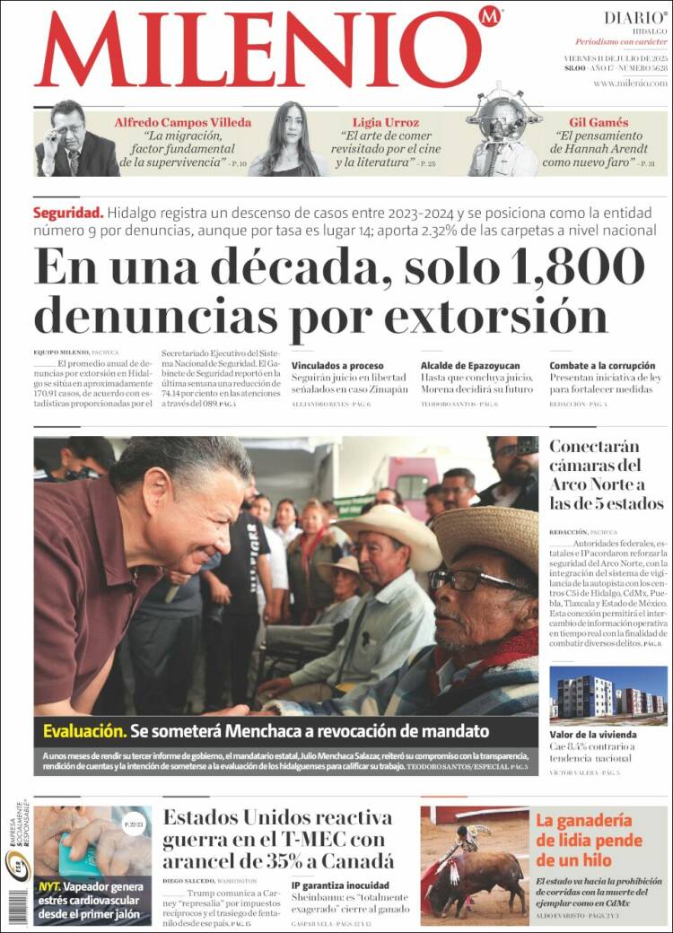 Portada de Milenio de Hidalgo (Mexico)