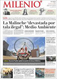Portada de Milenio de Puebla (Mexique)