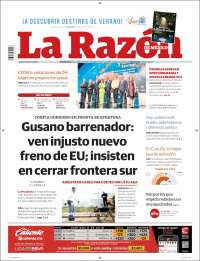 Portada de La Razón (México)