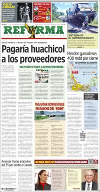 Portada de Reforma (México)