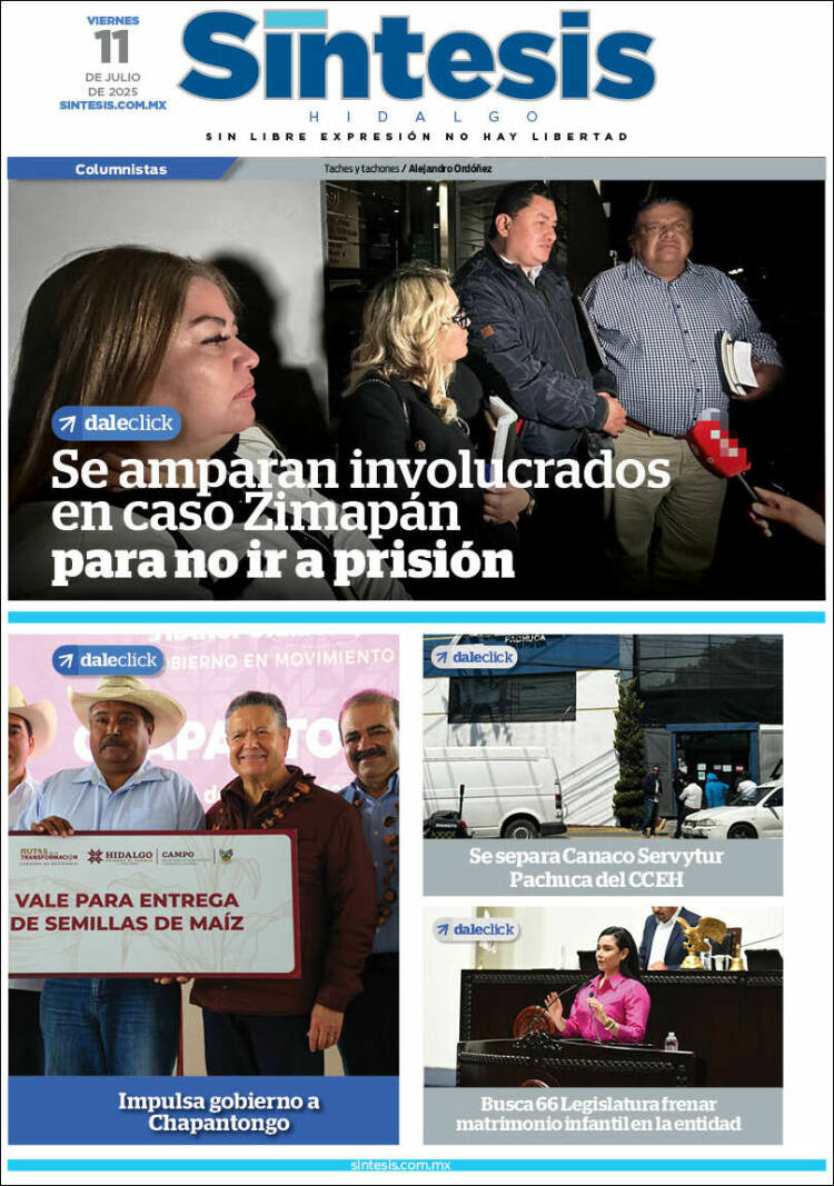 Portada de Sistesis - Hidalgo (México)