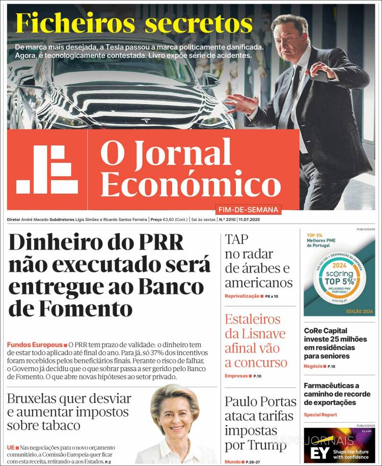 Portada de Oje (Portugal)