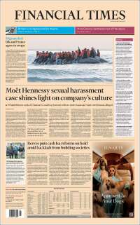 Portada de Financial Times (Reino Unido)