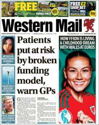 Portada de Western Mail (United Kingdom)