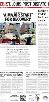 Portada de St. Louis Post-Dispatch (USA)
