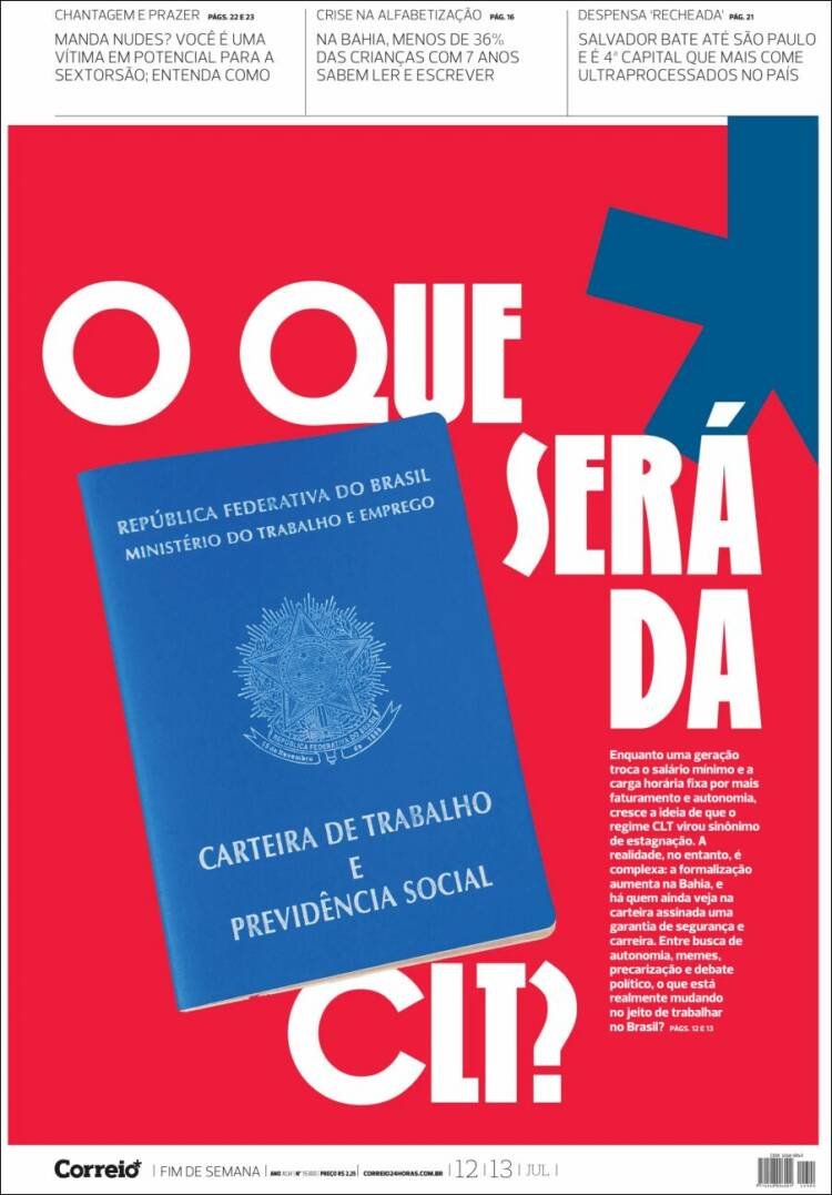 Portada de Correio* (Brasil)