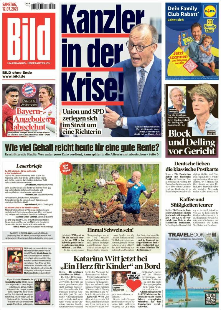 Portada de Bild (Alemania)