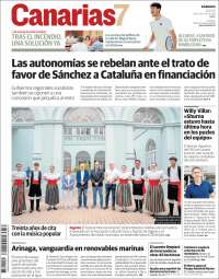 Portada de Canarias 7 (Spain)