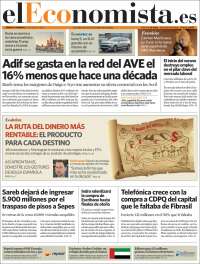 Portada de El Economista (Espagne)
