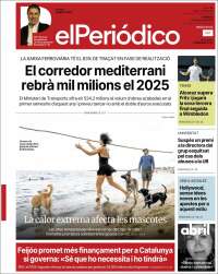 Portada de El Periódico de Catalunya (Spain)