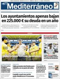 Portada de El Periódico Mediterraneo (Spain)