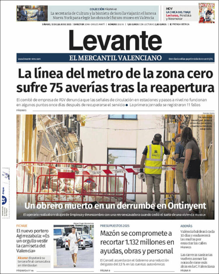 Portada de Levante (España)
