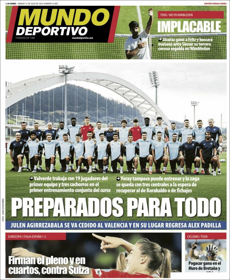 Portada de Mundo Deportivo Bizkaia (Spain)