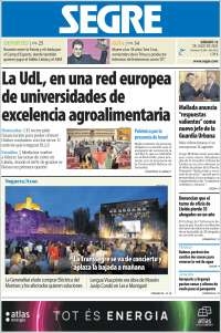 Portada de Segre  (España)