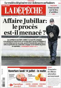 Portada de La Dépêche du Midi (France)