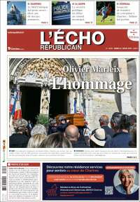 Portada de L'Echo Républicain (France)