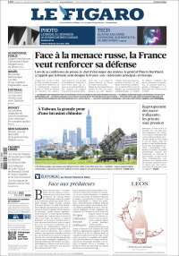 Portada de Le Figaro (France)