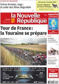 Portada de La Nouvelle Republique (France)
