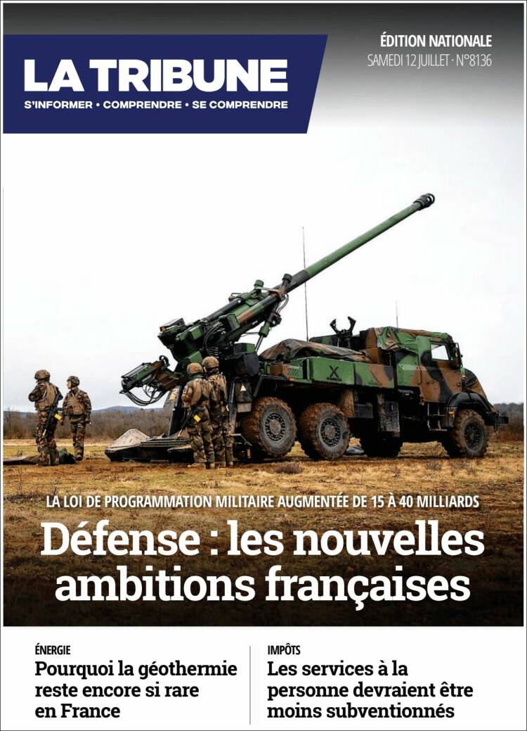Portada de La Tribune (France)