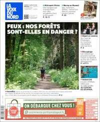 Portada de La Voix du Nord (France)