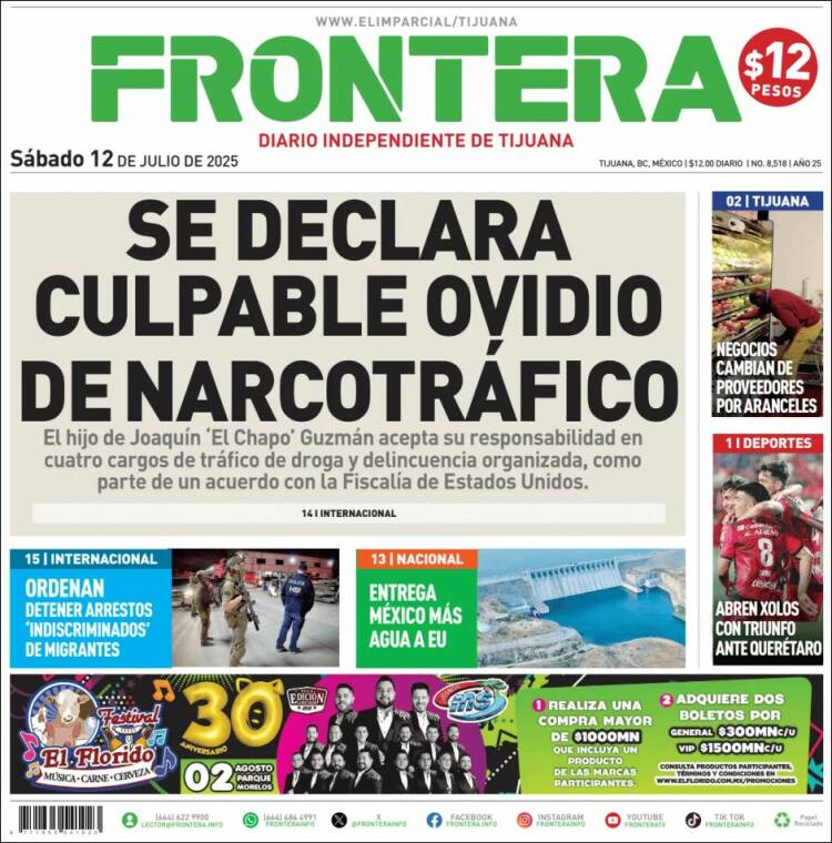 Portada de Frontera (Mexico)