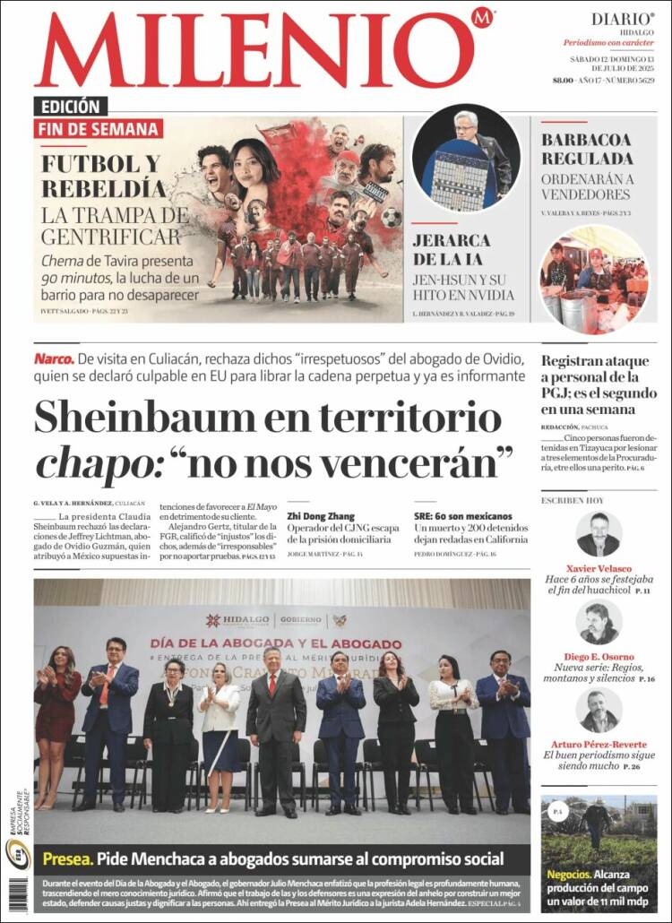 Portada de Milenio de Hidalgo (México)