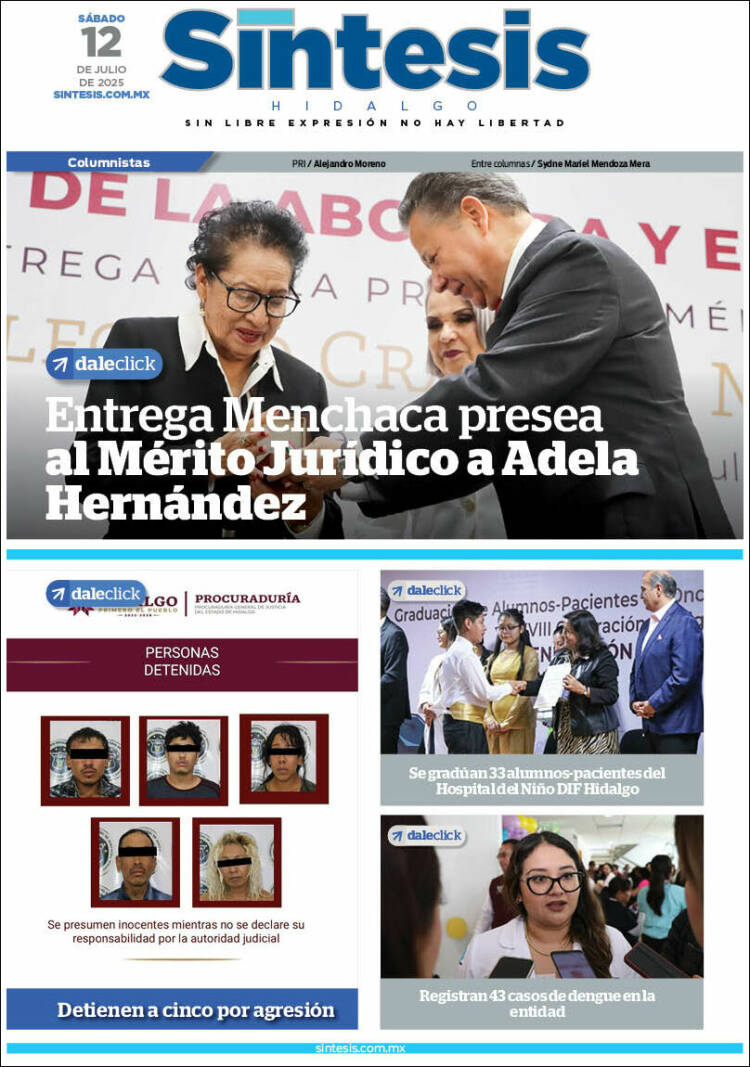 Portada de Sistesis - Hidalgo (Mexico)